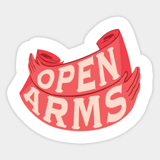 Open Arms Sticker